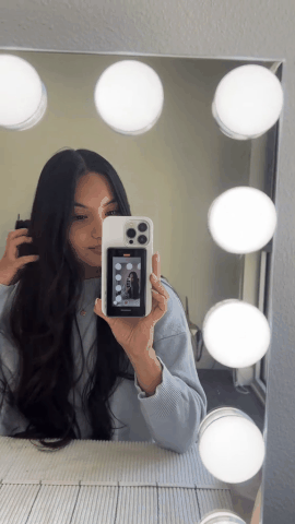 GlowSnap™ – Miroir MagSafe pour Selfies Haut de Gamme